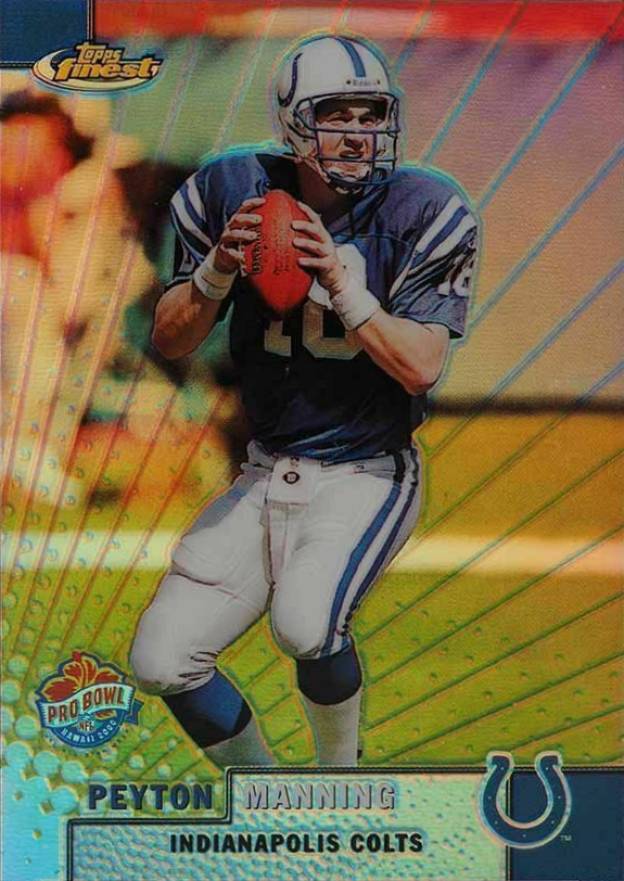 1999 Finest Pro Bowl Promos Peyton Manning #7 Football Card
