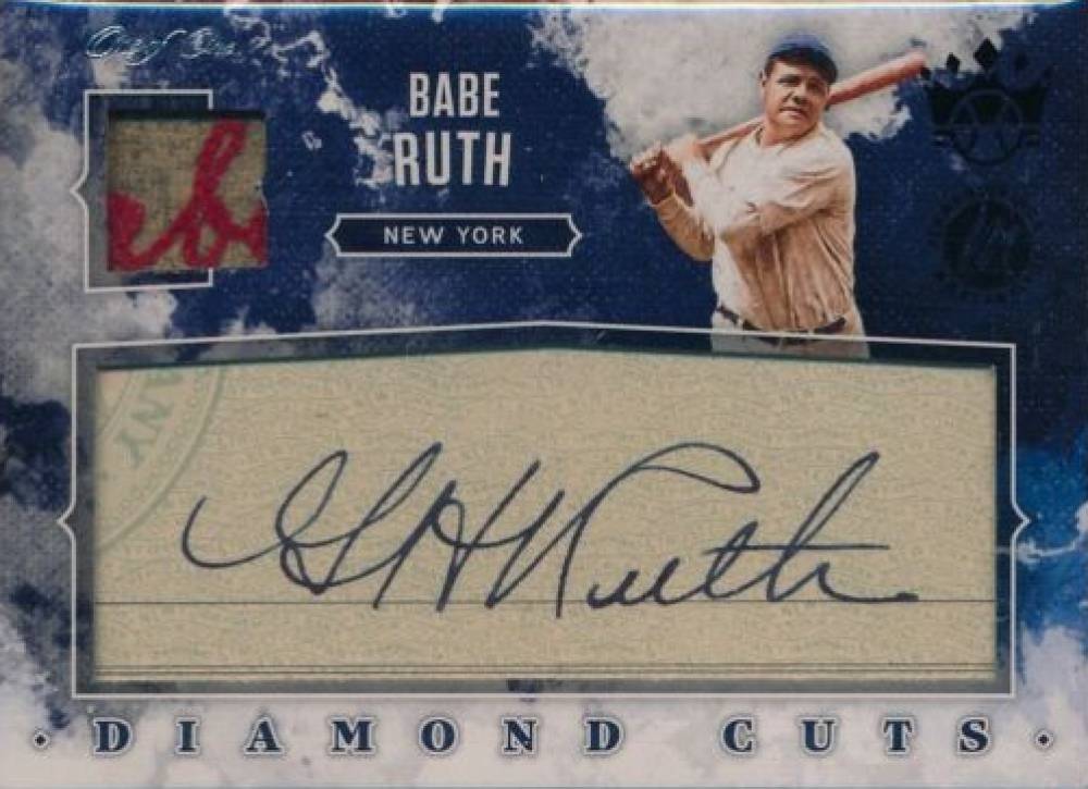 2019 Panini Diamond Kings Diamond Cuts Masterpiece Babe Ruth #BR Baseball Card