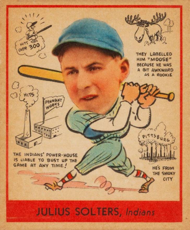 1938 Goudey Heads-Up Julius Solters #279 Baseball Card
