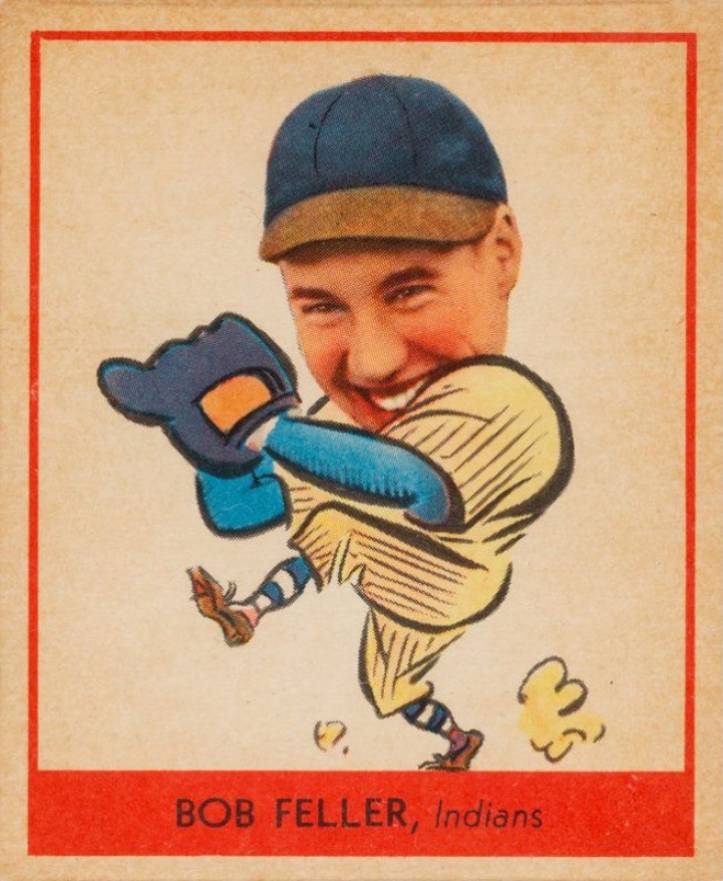 1938 Goudey Heads-Up Bob Feller #264 Baseball Card