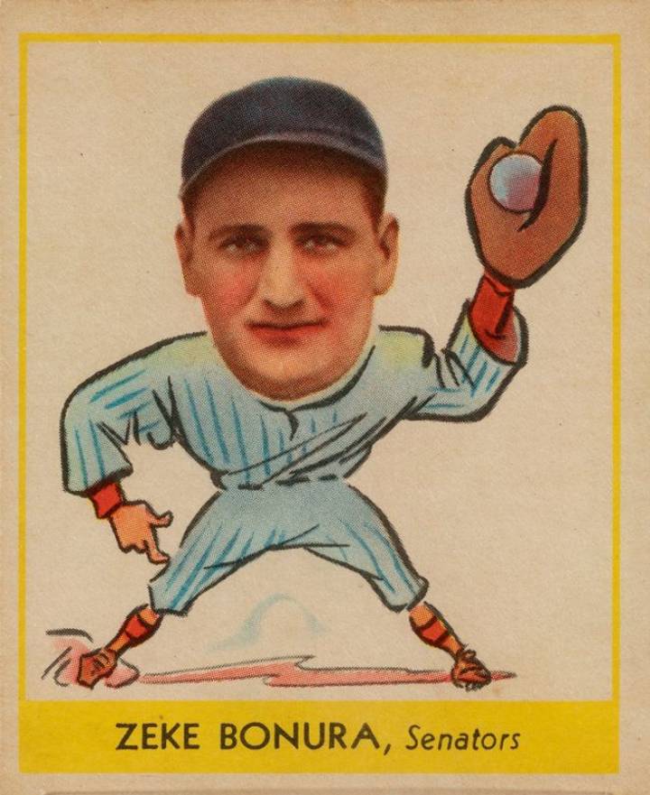 1938 Goudey Heads-Up Zeke Bonura #252 Baseball Card