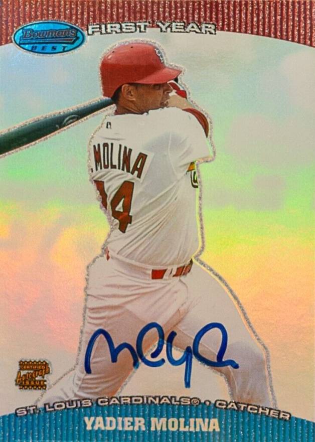 2004 Bowman's Best Yadier Molina #BB-YM Baseball Card