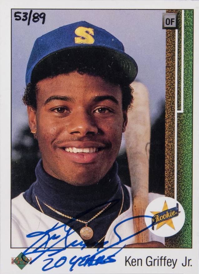2009 Upper Deck Buyback Autograph Ken Griffey Jr. #1 Baseball Card