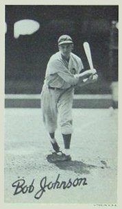 1936 Goudey Premiums-Type 1 (Wide Pen) Bob Johnson # Baseball Card