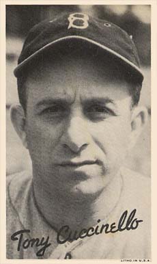 1936 Goudey Premiums-Type 1 (Wide Pen) Tony Cuccinello # Baseball Card