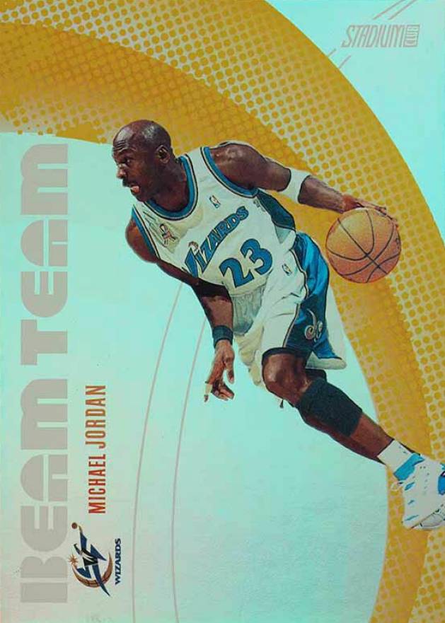 2002 Stadium Club Beam Team Michael Jordan #BT2 Basketball Card