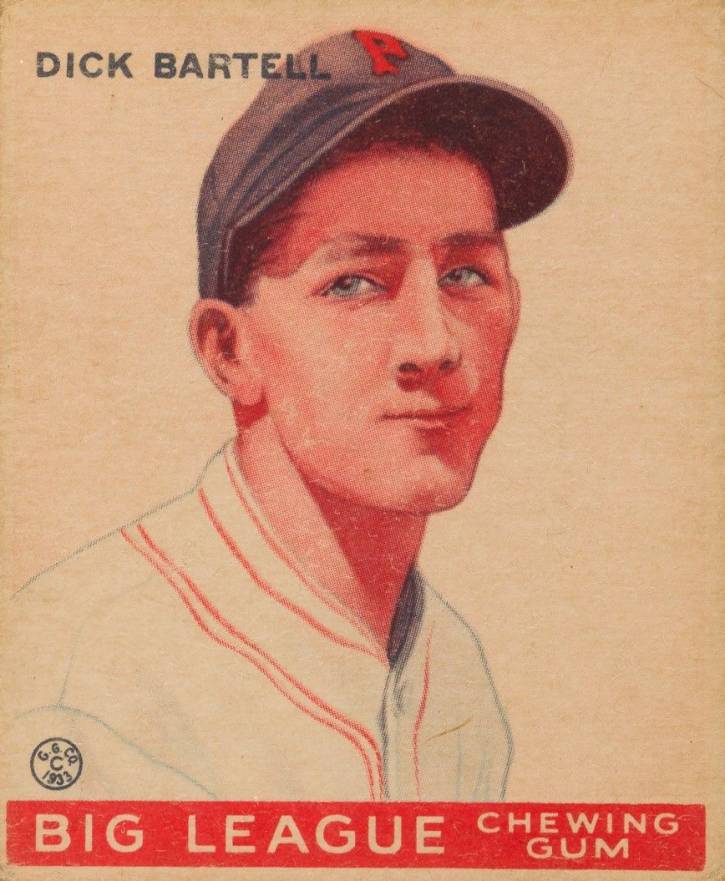 1933 Goudey Dick Bartell #28w Baseball Card