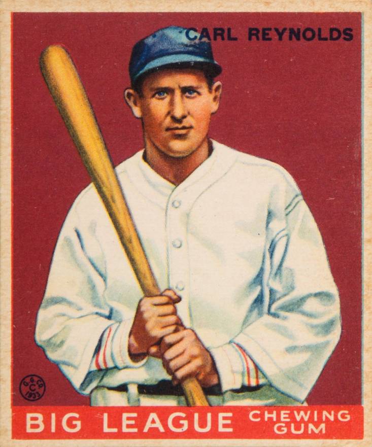 1933 Goudey Carl Reynolds #120 Baseball Card