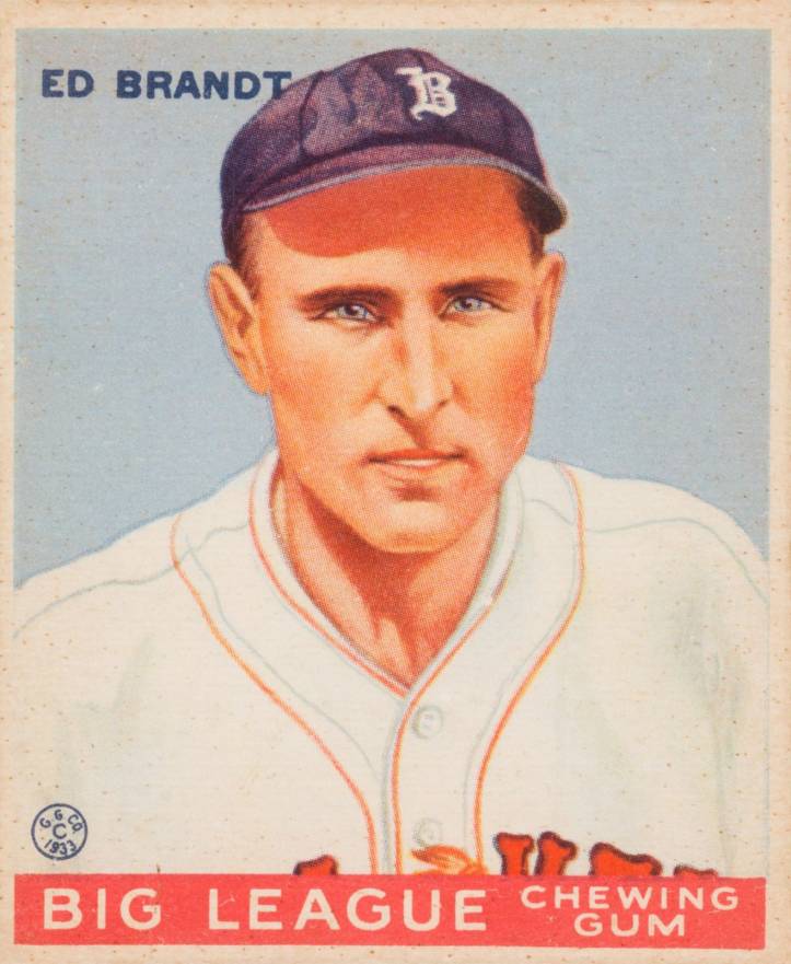 1933 Goudey Ed Brandt #50 Baseball Card