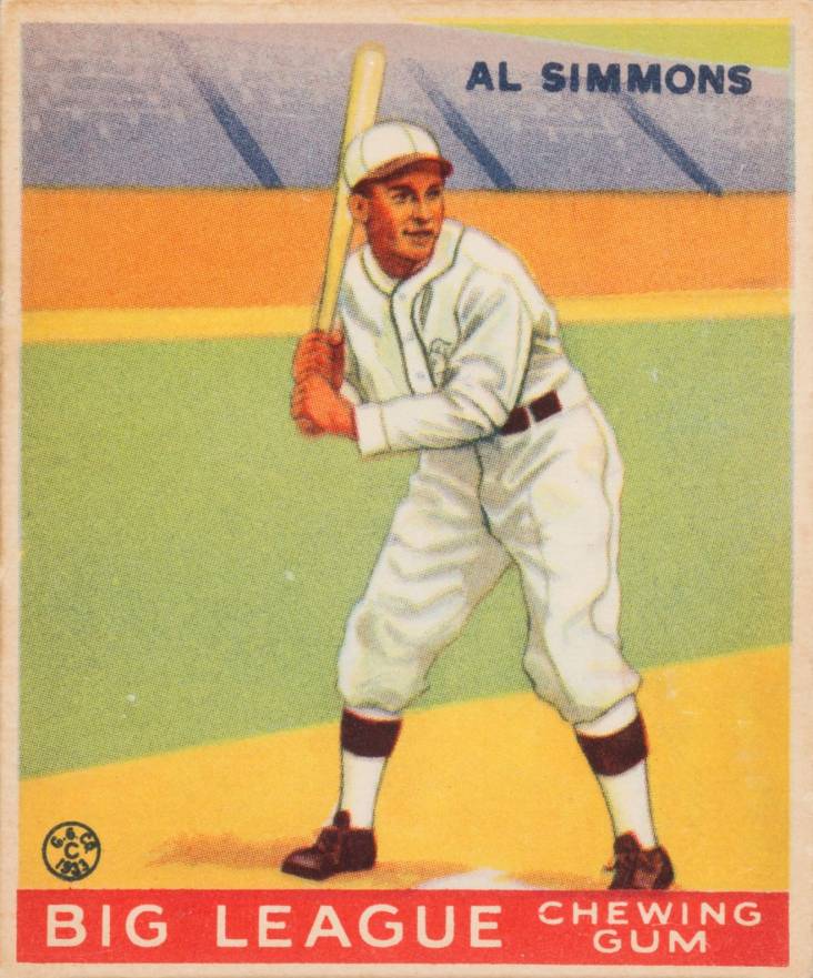 1933 Goudey Al Simmons #35 Baseball Card