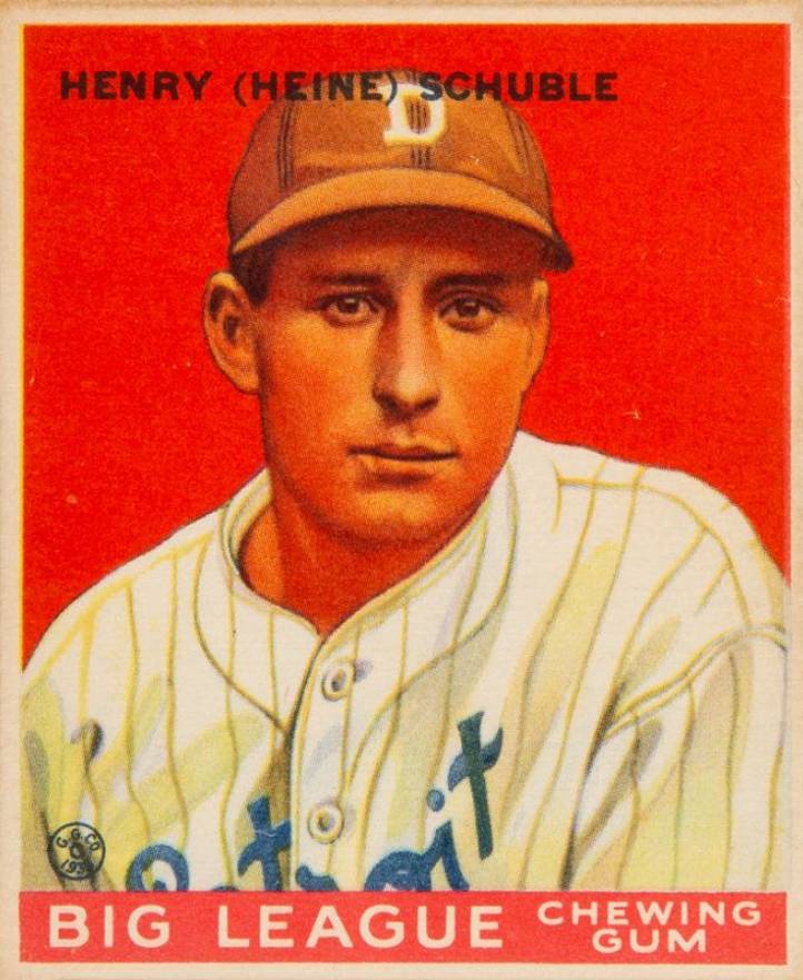 1933 Goudey Henry #4 Baseball Card