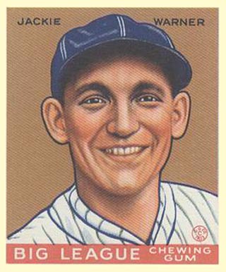 1933 Goudey Jackie Warner #178 Baseball Card