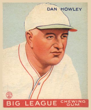 1933 Goudey Dan Howley #175 Baseball Card
