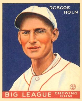 1933 Goudey Roscoe Holm #173 Baseball Card