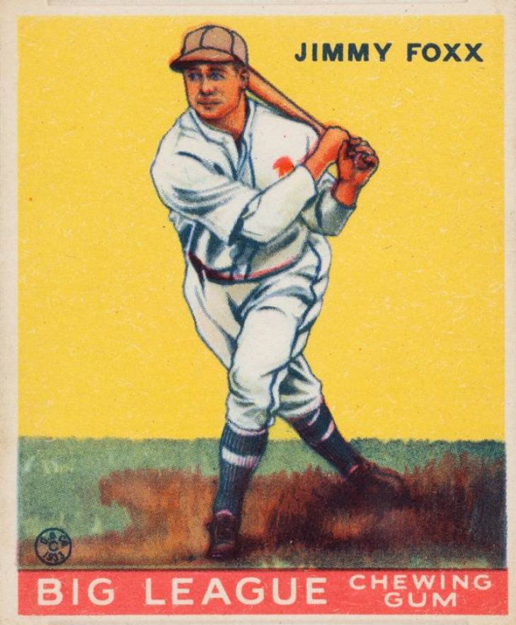 1933 Goudey Jimmy Foxx #154 Baseball Card
