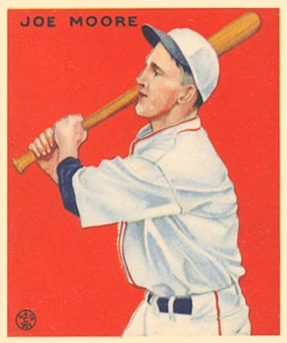 1933 Goudey Joe Moore #126 Baseball Card