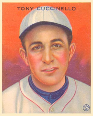 1933 Goudey Tony Cuccinello #99 Baseball Card