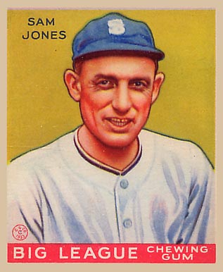 1933 Goudey Sam Jones #81 Baseball Card