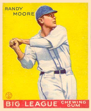 1933 Goudey Randy Moore #69 Baseball Card