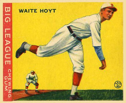 1933 Goudey Waite Hoyt #60 Baseball Card