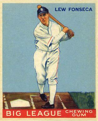 1933 Goudey Lew Fonseca #43 Baseball Card