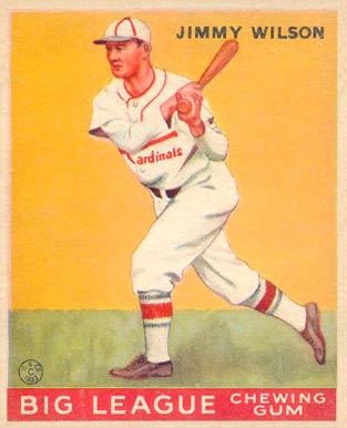 1933 Goudey Jimmy Wilson #37 Baseball Card