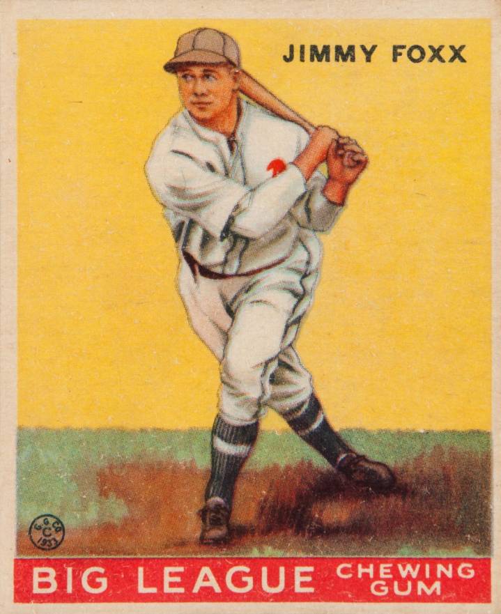 1933 Goudey Jimmy Foxx #29 Baseball Card