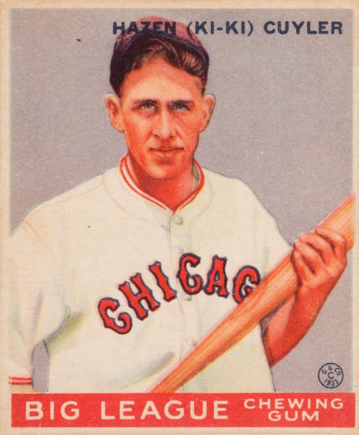 1933 Goudey Hazen (Ki-Ki) Cuyler #23 Baseball Card