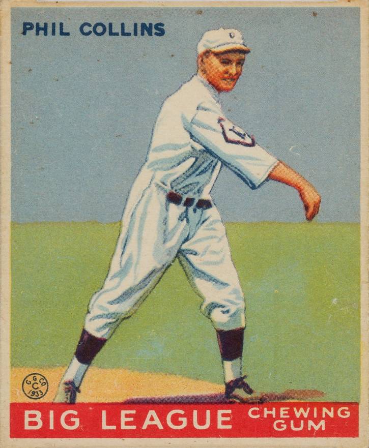 1933 Goudey Phil Collins #21 Baseball Card