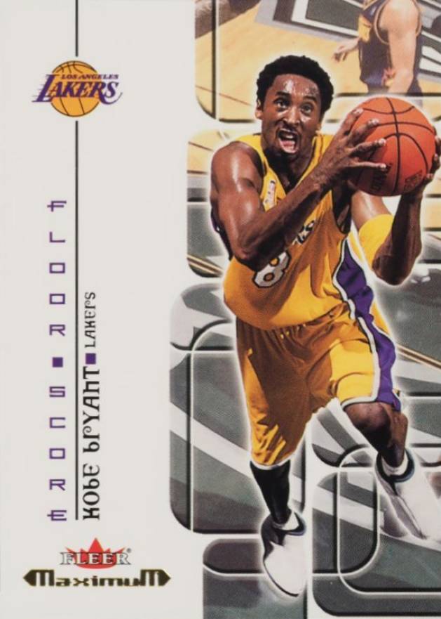 2001 Fleer Maximum Floor Score Kobe Bryant #13 Basketball Card