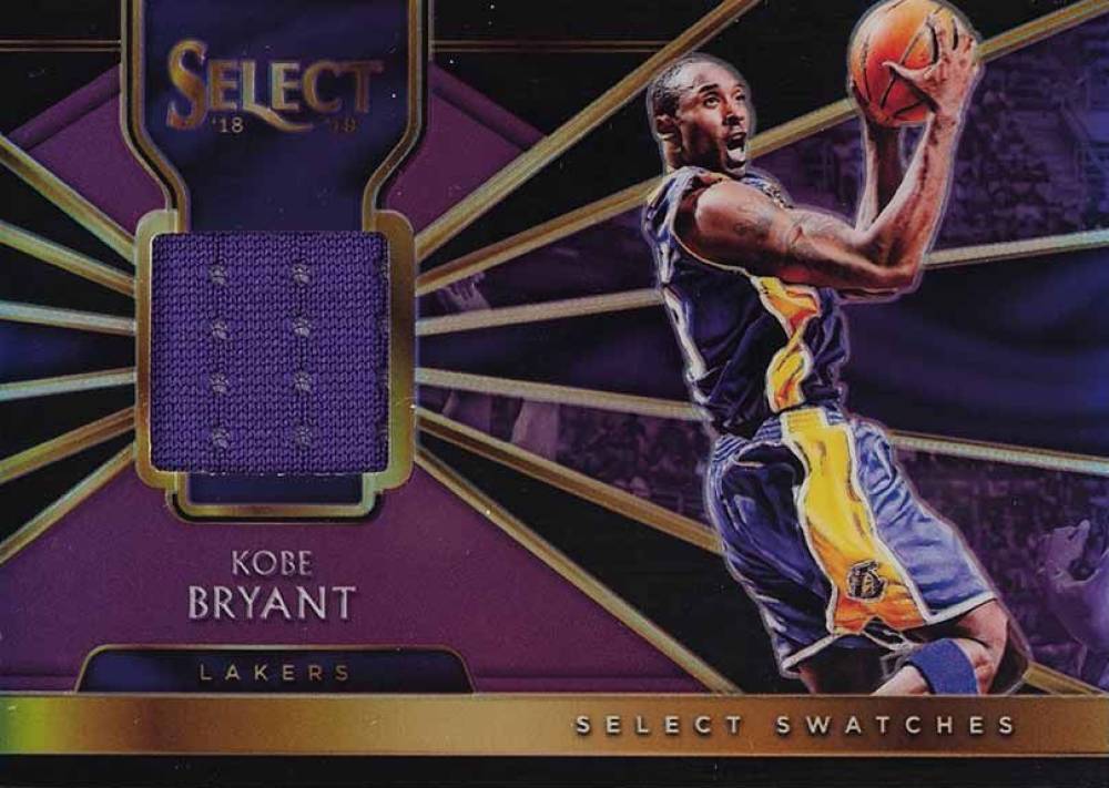 2018 Panini Select Select Swatches Kobe Bryant #SS-KB Basketball Card
