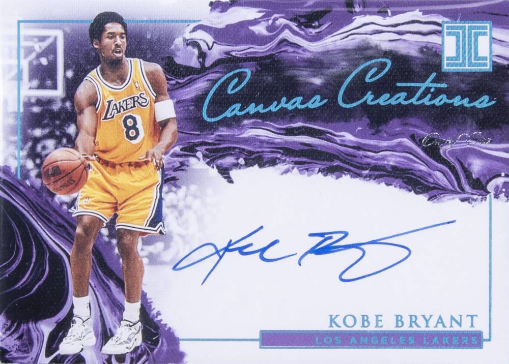 2019 Panini Impeccable Canvas Creations Kobe Bryant #KBR Basketball Card