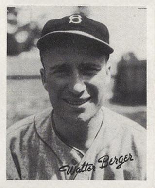 1936 Goudey Walter Berger # Baseball Card