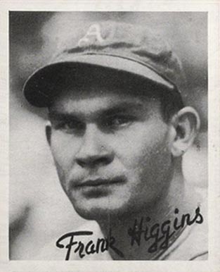 1936 Goudey Frank Higgins # Baseball Card