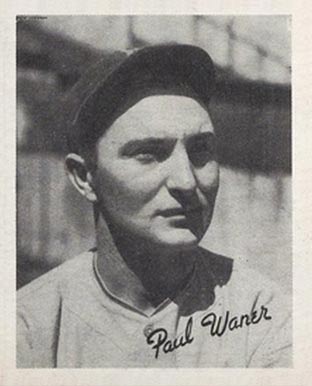 1936 Goudey Paul Waner # Baseball Card