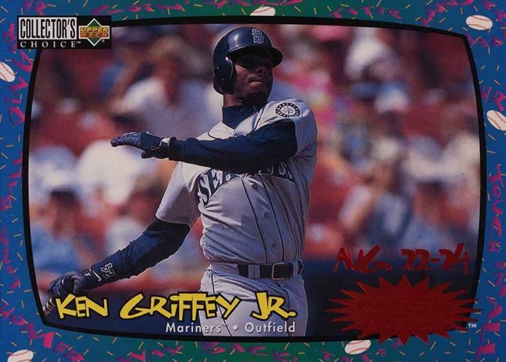 1997 Collector's Choice Crash the Game Ken Griffey Jr. #CG28 Baseball Card