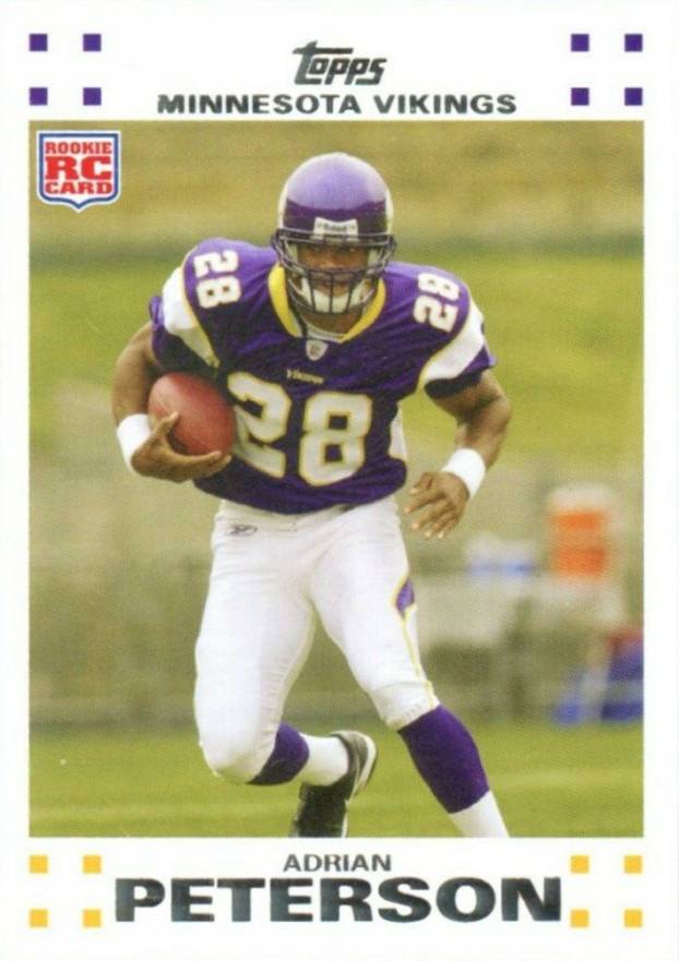 2007 Topps Adrian Peterson #3 Football Card