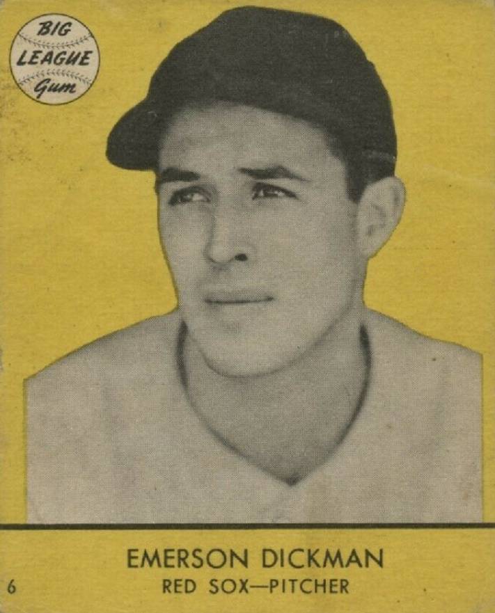 1941 Goudey Emerson Dickman #6y Baseball Card