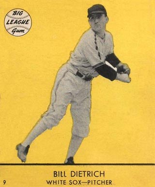 1941 Goudey Bill Dietrich #9y Baseball Card
