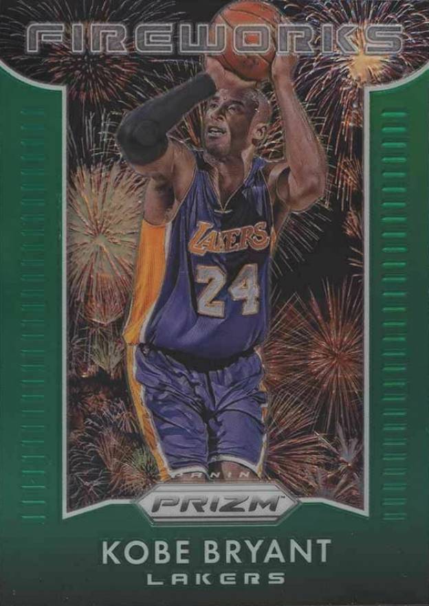 2015 Panini Prizm Fireworks Kobe Bryant #10 Basketball Card