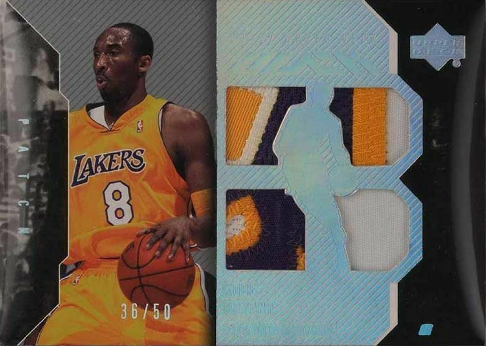 2006 Upper Deck Black Patch Kobe Bryant #P-KB Basketball Card