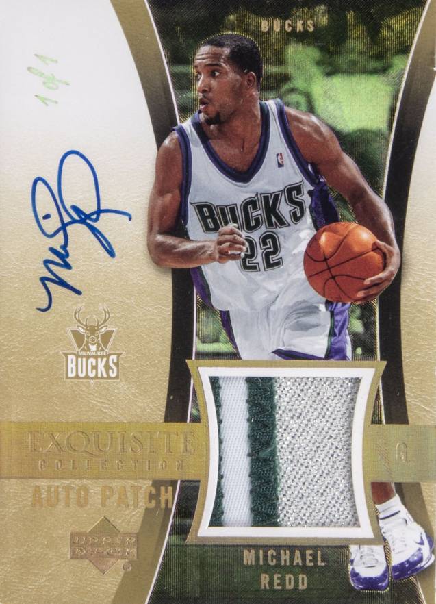 2004 Upper Deck Exquisite Collection  Michael Redd #21-AP Basketball Card