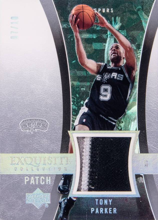 2004 Upper Deck Exquisite Collection  Tony Parker #36-P Basketball Card