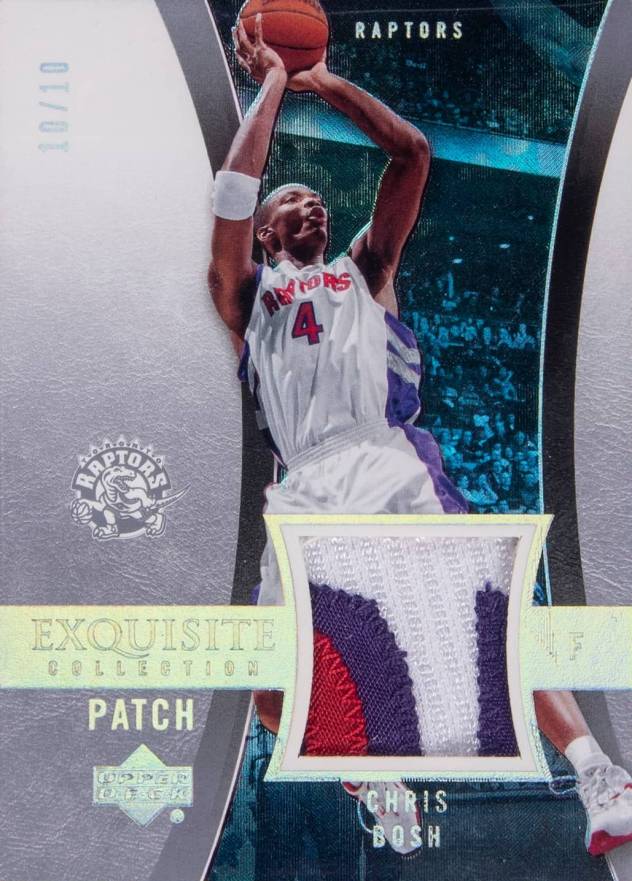 2004 Upper Deck Exquisite Collection  Chris Bosh #38-P Basketball Card
