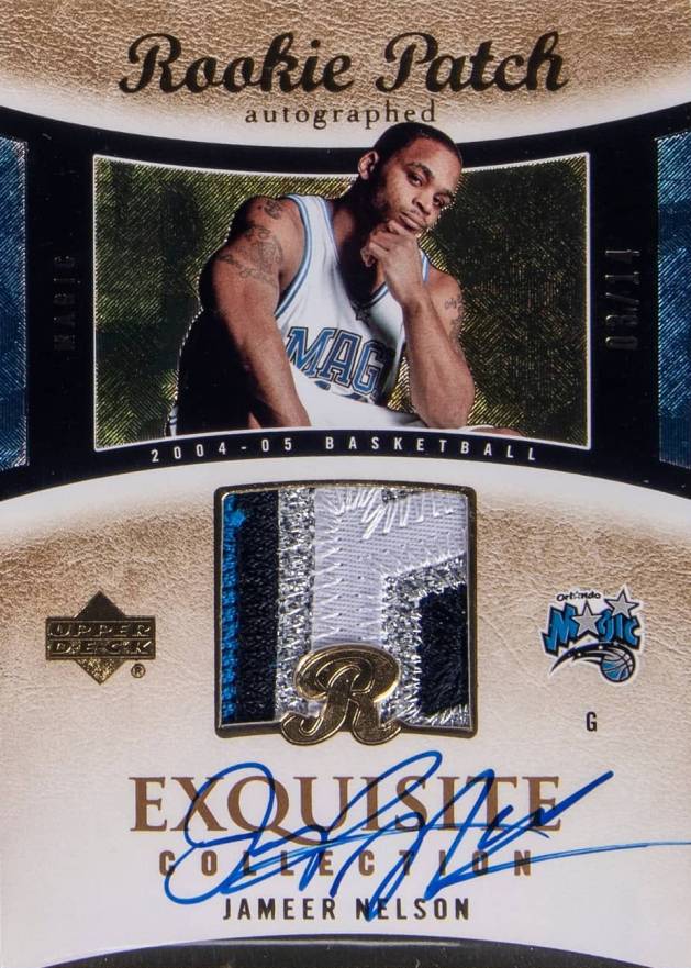 2004 Upper Deck Exquisite Collection  Jameer Nelson #44 Basketball Card