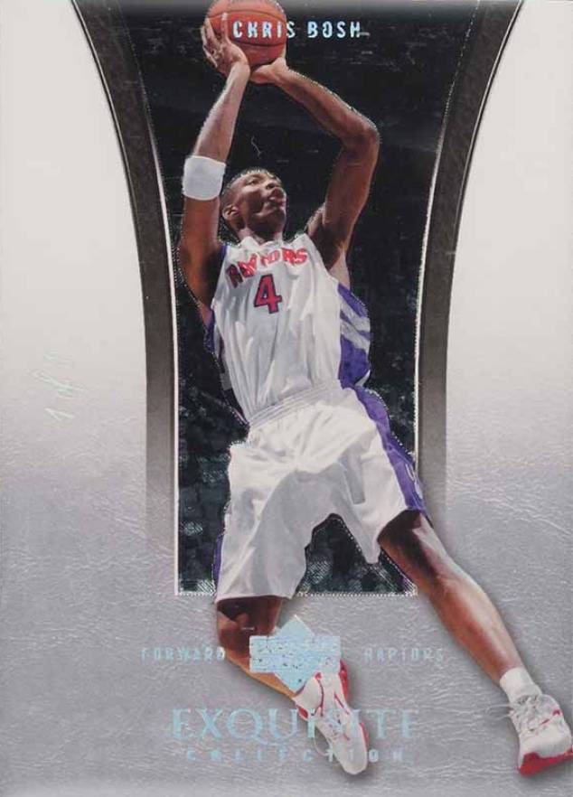 2004 Upper Deck Exquisite Collection  Chris Bosh #38 Basketball Card