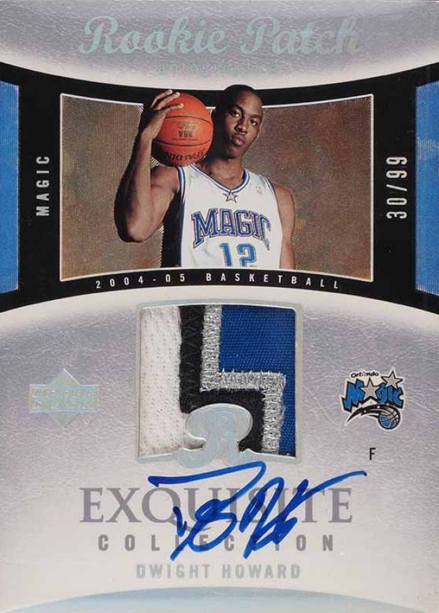 2004 Upper Deck Exquisite Collection  Dwight Howard #90 Basketball Card
