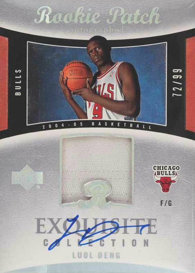 2004 Upper Deck Exquisite Collection  Luol Deng #89 Basketball Card