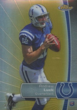 2012 Finest Andrew Luck #110 Football Card