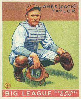 1933 Goudey World Wide Gum Zack Taylor #79 Baseball Card